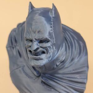 The Dark Knight Batman Angry Bust 3D Printed