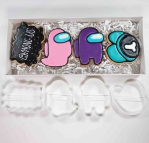 Among Us Cookie Cutter and Fondant Cutter and Clay Cutter Set