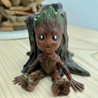 Baby Groot Pencil Holder Pen Pot Desk Decor