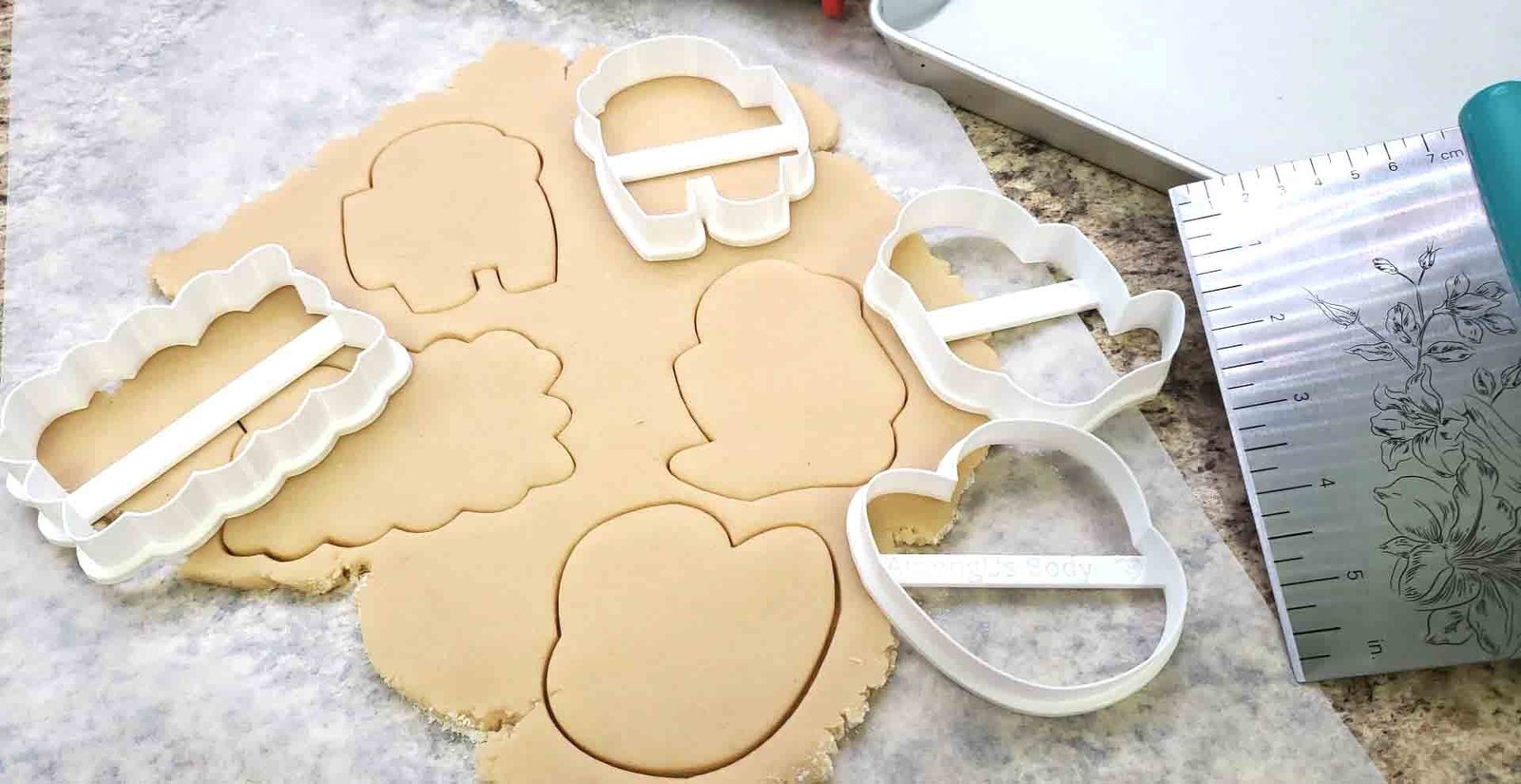 Heart 6 Cookie Cutter Fondant Cutter, Fondant Cutter, Clay Cutter