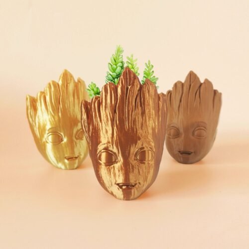 Cute Baby Groot Planter Happy Succulent Air Plant Pot Guardians of the Galaxy Vol 2