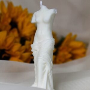 Venus Candle Sculpture | Venus de milo Greek Goddess Statue Candle