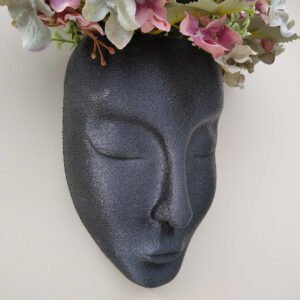 Female Face Plant Pot Mermaid Planter