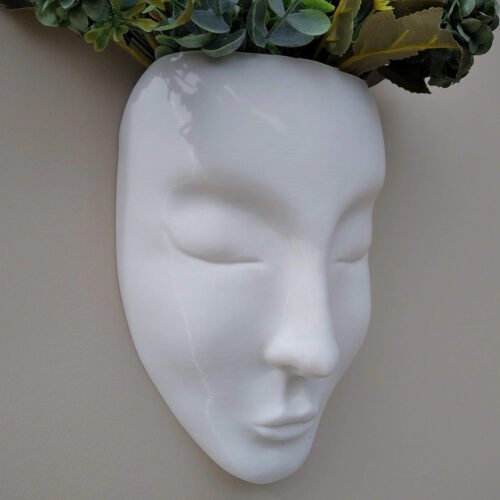 Female Face Plant Pot Mermaid Planter