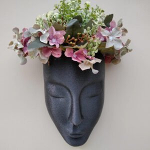 Female Face Plant Pot Mermaid Planter