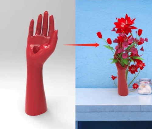 Hand Vase Flower Pot Ring Holder Watch Holder