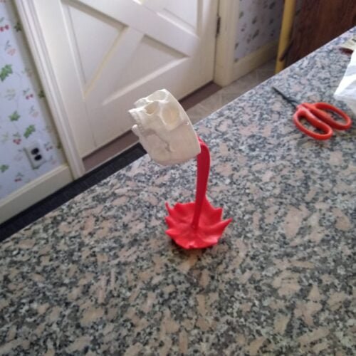 Spilling Skull Coffee Mug Decor