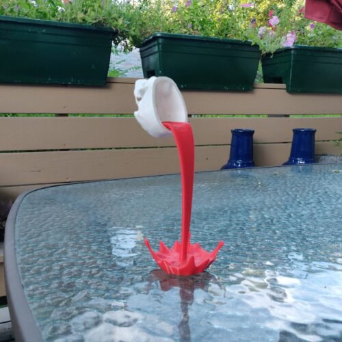 Spilling Skull Coffee Mug Decor