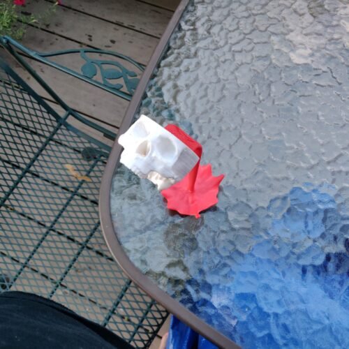 Spilling Skull Coffee Mug Decor