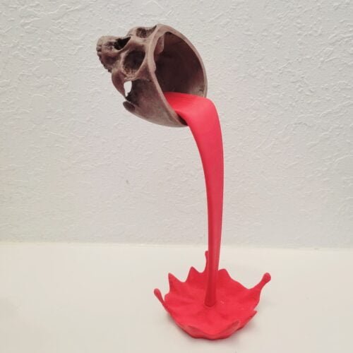 Spilling Skull Coffee Mug Decor