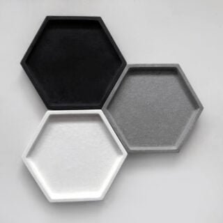 Concrete Hexagon Coasters