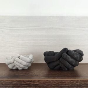 Cupped Hands Plant Pot with Drainage Holes - Hand Bowl - Storage Tray - Organizer - Hands Planter - Jewelry Holder