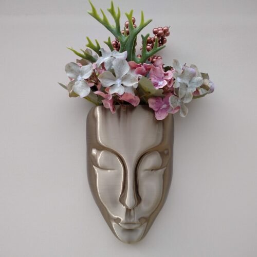 Female Face Plant Pot Mermaid Planter