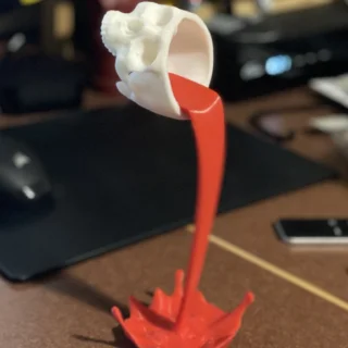 Spilling Skull Coffee Mug Decor