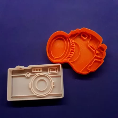 Camera Cookie Fondant Clay Cutter Set of 2
