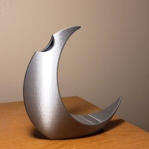 Crescent Moon Vase 3D Printed Planter pot Home decor Mothersday gift, succulent pot, cool planter pot, indoor planter, zen garden