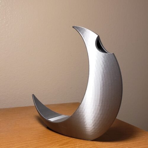 Crescent Moon Vase 3D Printed Planter pot Home decor Mothersday gift, succulent pot, cool planter pot, indoor planter, zen garden