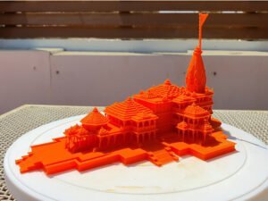 Ayodhya Ram Temple Miniature Model 3D Printed