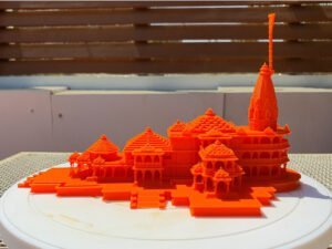 Ayodhya Ram Temple Miniature Model 3D Printed