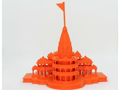 Ayodhya Ram Temple Miniature Model 3D Printed