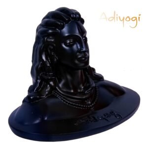 ADIYOGI MINIATURE REPLICA HANDCRAFT IDOL OF SHIVA MADE IN INDIA BEST ITEM FOR GIFT, PUJA AND CAR DASHBOARD, GOLD, 16.5 CM X 11 CM X 13