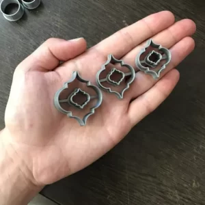 Moroccan with Round Set Polymer Clay Cutters 3D Printed Jewelry Making Tools
