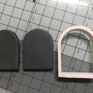 Arch polymer clay cutters - Polymer clay tools - 3d printed polymer clay cutters