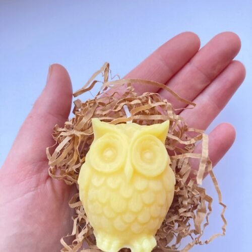 Pure Beeswax Owl Candle Harry Potter Halloween Animal Candles