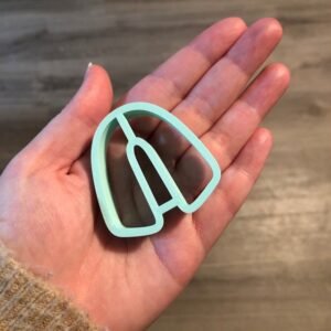 V-shape rounded polymer clay cutters - Polymer clay tools - 3d printed polymer clay cutters