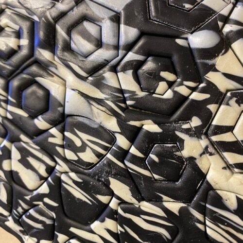 Hexagon donut polymer clay cutters - Polymer clay tools - 3d printed polymer clay cutters