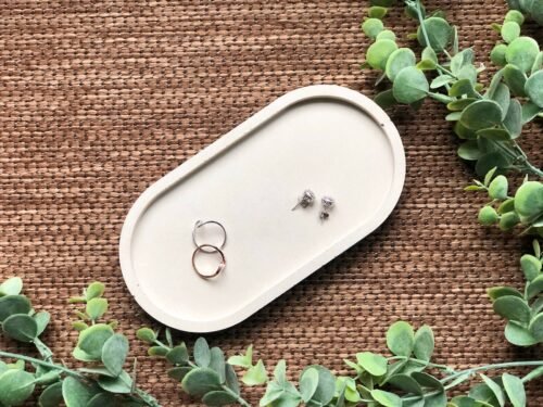 Concrete Trinket Tray Soap Dish