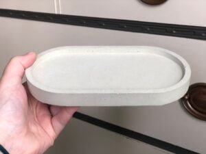 Concrete Trinket Tray Soap Dish