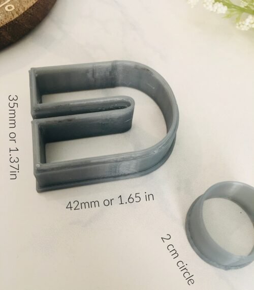U Shape Clay Cutter, Arch Shape Pendant, Cookie Cutter, Geometric Shape, Minimalist Clay Cutter, 3D Polymer Clay Cutter Set