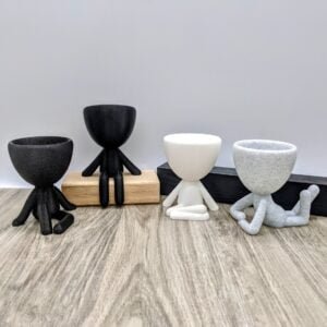 Cute People Planter Cactus Succulent Pot Zen Garden Home Decor