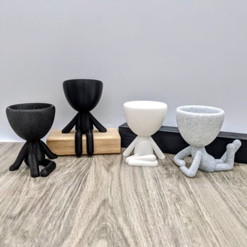 Cute People Planter Cactus Succulent Pot Zen Garden Home Decor