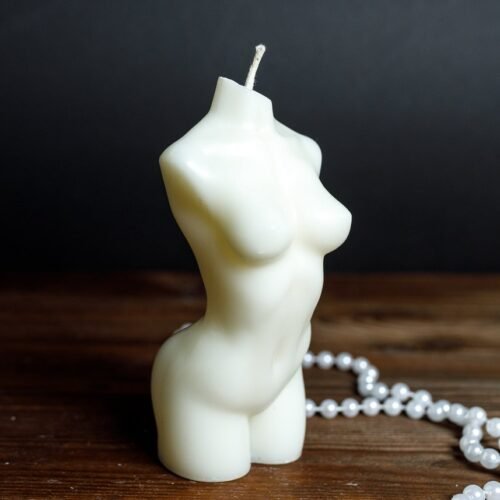 Female Body 4 inch Candles, Venus Bust Statue, Goddess Statue, Naked Body Statue, Large Woman 4 inch Body Candle, Torso Figure Funny Candle