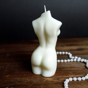 Female Body 4 inch Candles, Venus Bust Statue, Goddess Statue, Naked Body Statue, Large Woman 4 inch Body Candle, Torso Figure Funny Candle