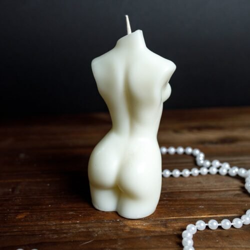 Female Body 4 inch Candles, Venus Bust Statue, Goddess Statue, Naked Body Statue, Large Woman 4 inch Body Candle, Torso Figure Funny Candle