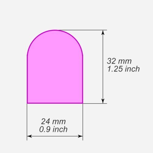 Arch polymer clay cutters - Polymer clay tools - 3d printed polymer clay cutters