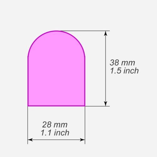 Arch polymer clay cutters - Polymer clay tools - 3d printed polymer clay cutters