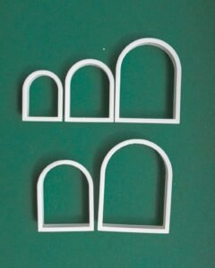 Arch polymer clay cutters - Polymer clay tools - 3d printed polymer clay cutters