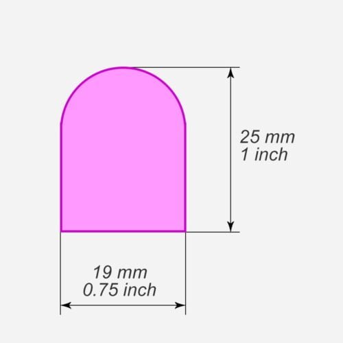 Arch polymer clay cutters - Polymer clay tools - 3d printed polymer clay cutters