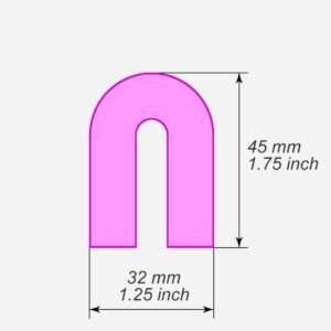 U-shape (magnet) polymer clay cutters - Polymer clay tools - 3d printed polymer clay cutters