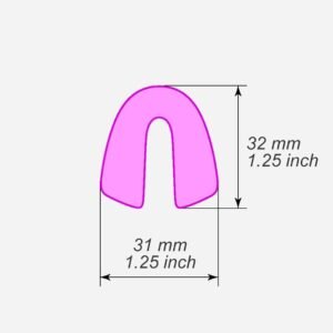 V-shape rounded polymer clay cutters - Polymer clay tools - 3d printed polymer clay cutters