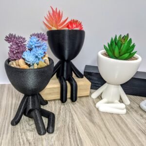 Cute People Planter Cactus Succulent Pot Zen Garden Home Decor