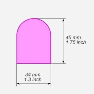 Arch polymer clay cutters - Polymer clay tools - 3d printed polymer clay cutters