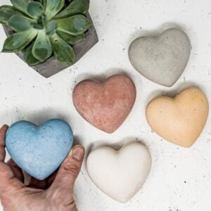 Concrete Heart, Mothers Day Gift, Concrete Heart Gift, Girlfriend Gift, Wedding Favors