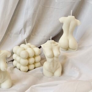 Female Body Torso Candle | Goddess Candle | Bust Candle | Soy Wax Candle | Hand Poured