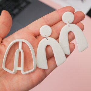 V-shape rounded polymer clay cutters - Polymer clay tools - 3d printed polymer clay cutters