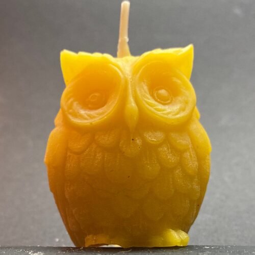 Pure Beeswax Owl Candle Harry Potter Halloween Animal Candles